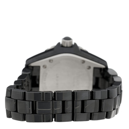 Chanel Stainless Steel Ceramic 33mm J12 Quartz Watch Black 3 of 4