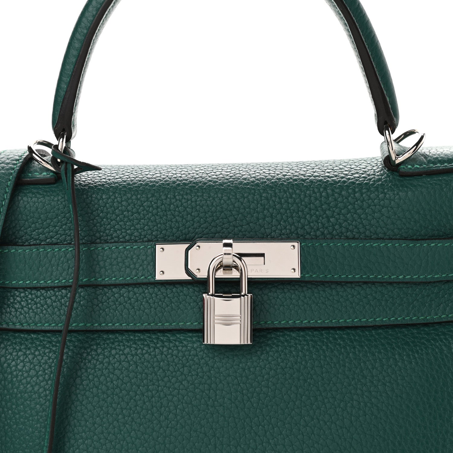 Hermes Taurillon Clemence Kelly Retourne 28 Malachite 10 of 10