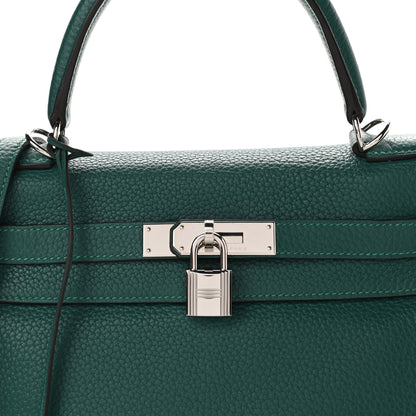 Hermes Taurillon Clemence Kelly Retourne 28 Malachite 10 of 10