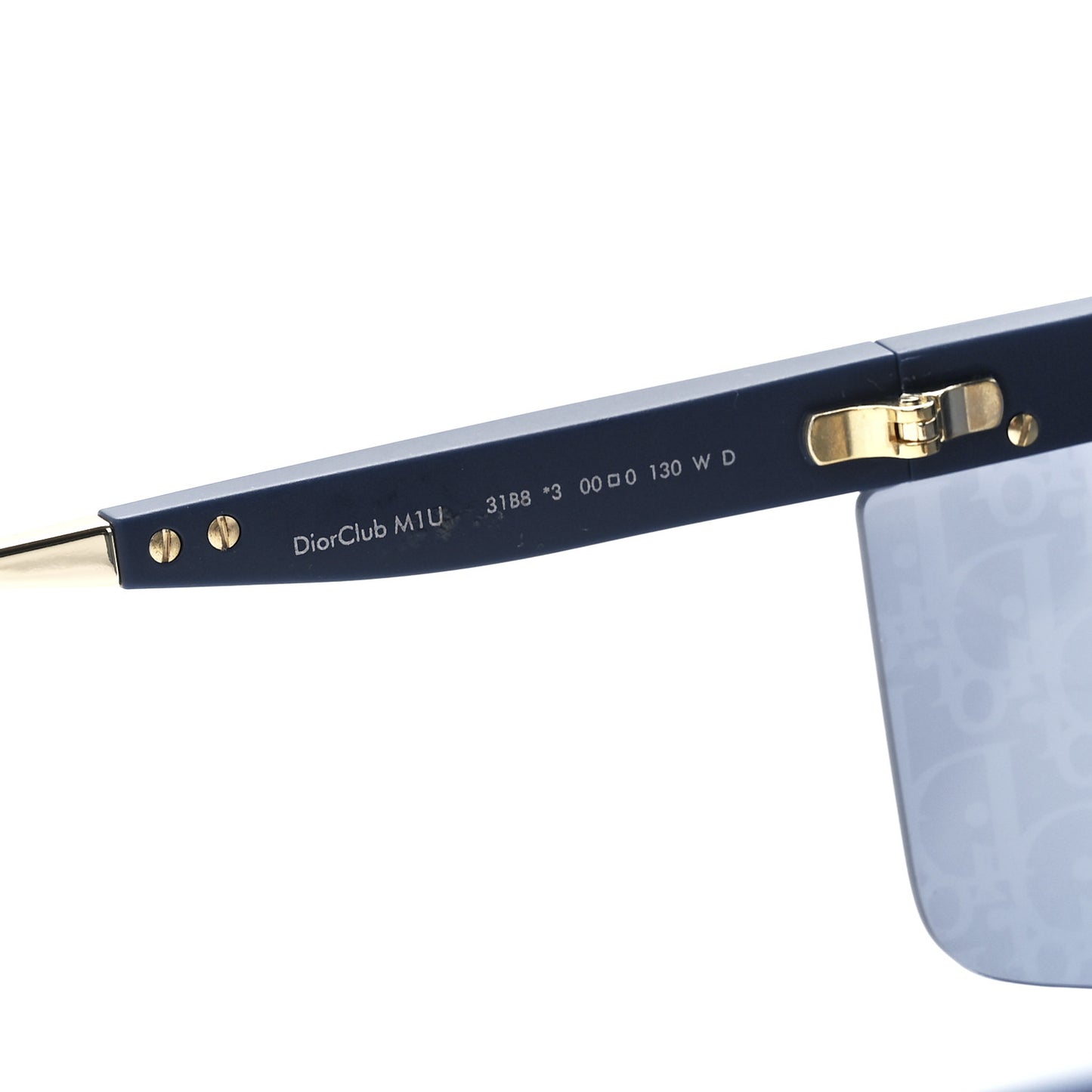 Oblique Diorclub M1U Mask Sunglasses Blue