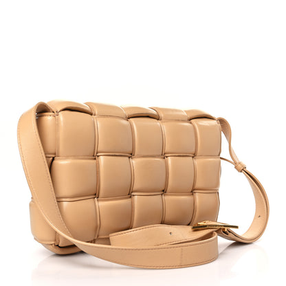 Bottega Veneta Nappa Maxi Intreccio Padded Cassette Crossbody Bag Almond 3 of 11
