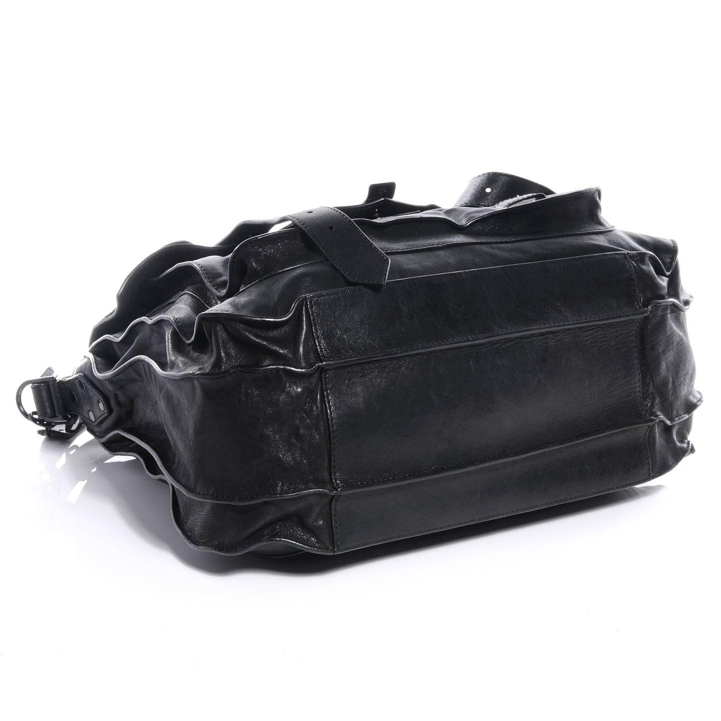 Lambskin PS1 Extra Large Satchel Black
