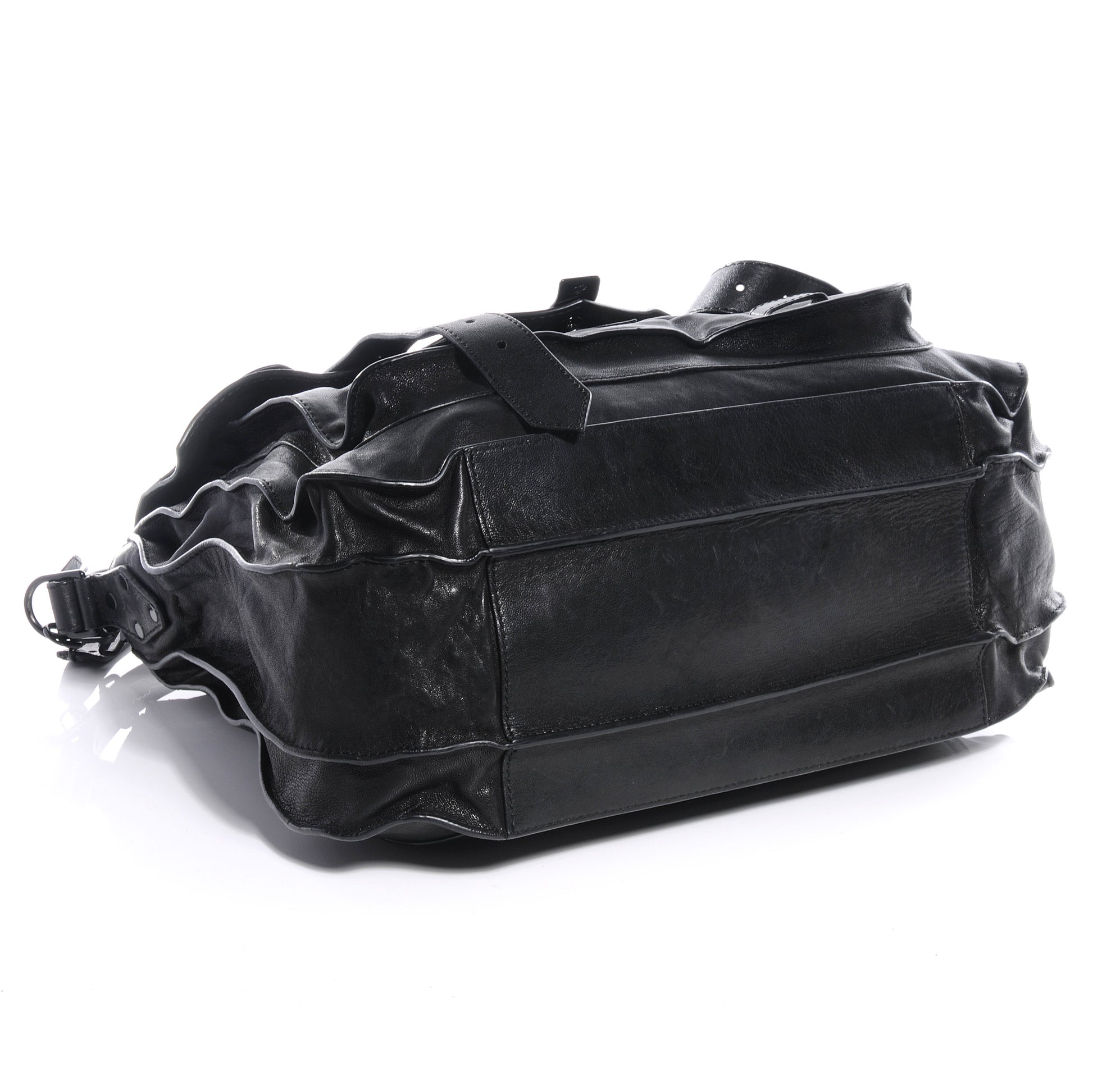 Proenza Schouler Lambskin PS1 Extra Large Satchel Black 4 of 7