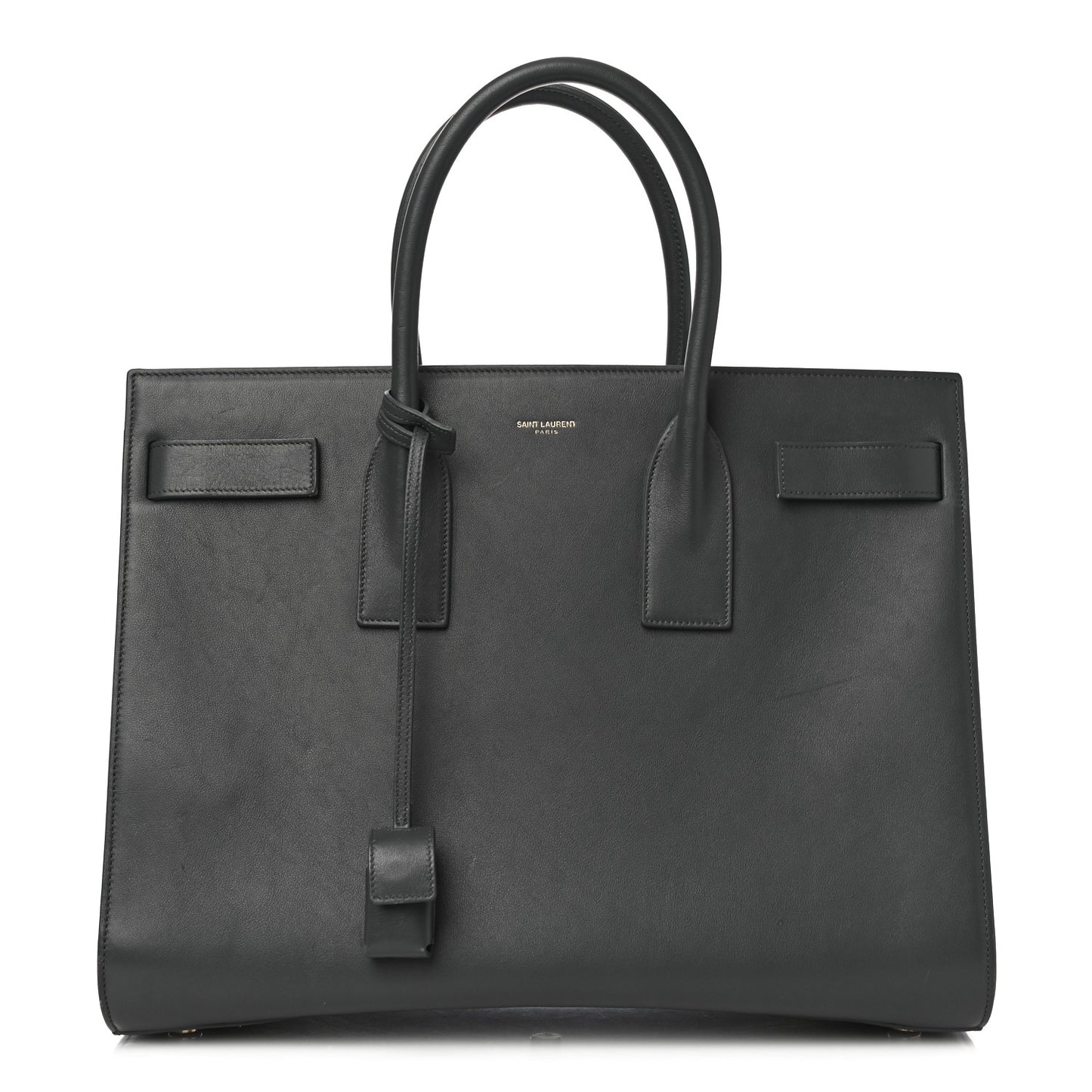 Calfskin Large Sac De Jour Carryall Fog