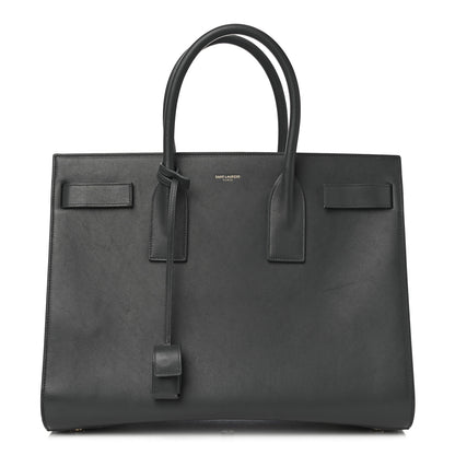 Saint Laurent Calfskin Large Sac De Jour Carryall Fog 1 of 14