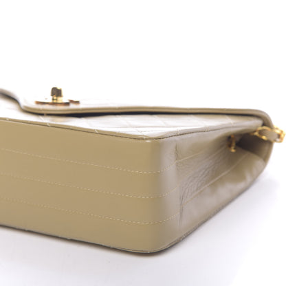 Chanel Lambskin Quilted Medium Single Flap Beige 10 of 11