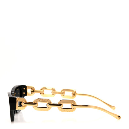 Louis Vuitton Metal LV Edge Sunglasses Z1473W Black 3 of 9