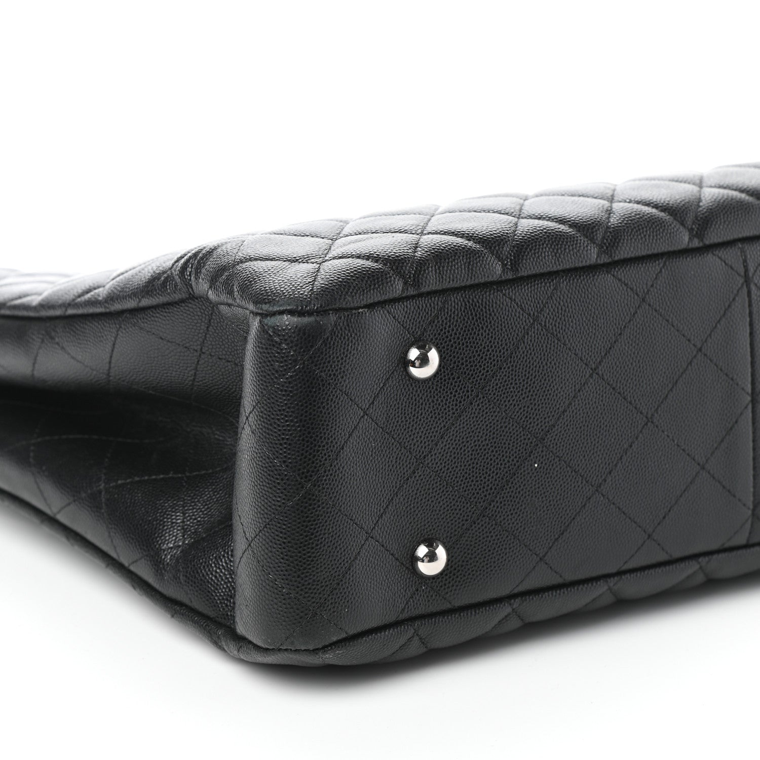 Chanel Caviar Quilted Large Classic Shopping Tote Black 9 of 10