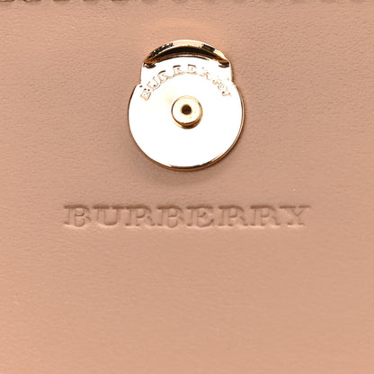 Burberry Haymarket Check Henley Wallet On Chain Mid Camel 6 of 10