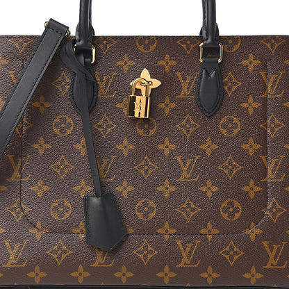 Louis Vuitton Monogram Flower Tote Black 8 of 8