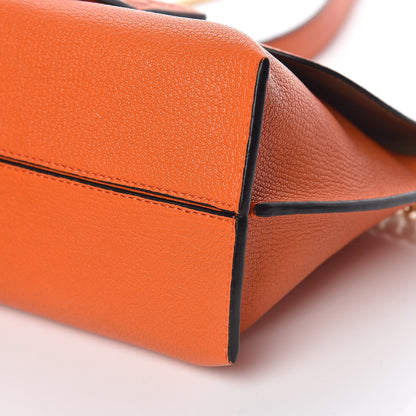 Loewe Goatskin Avenue Shoulder Bag Orange 11 of 13