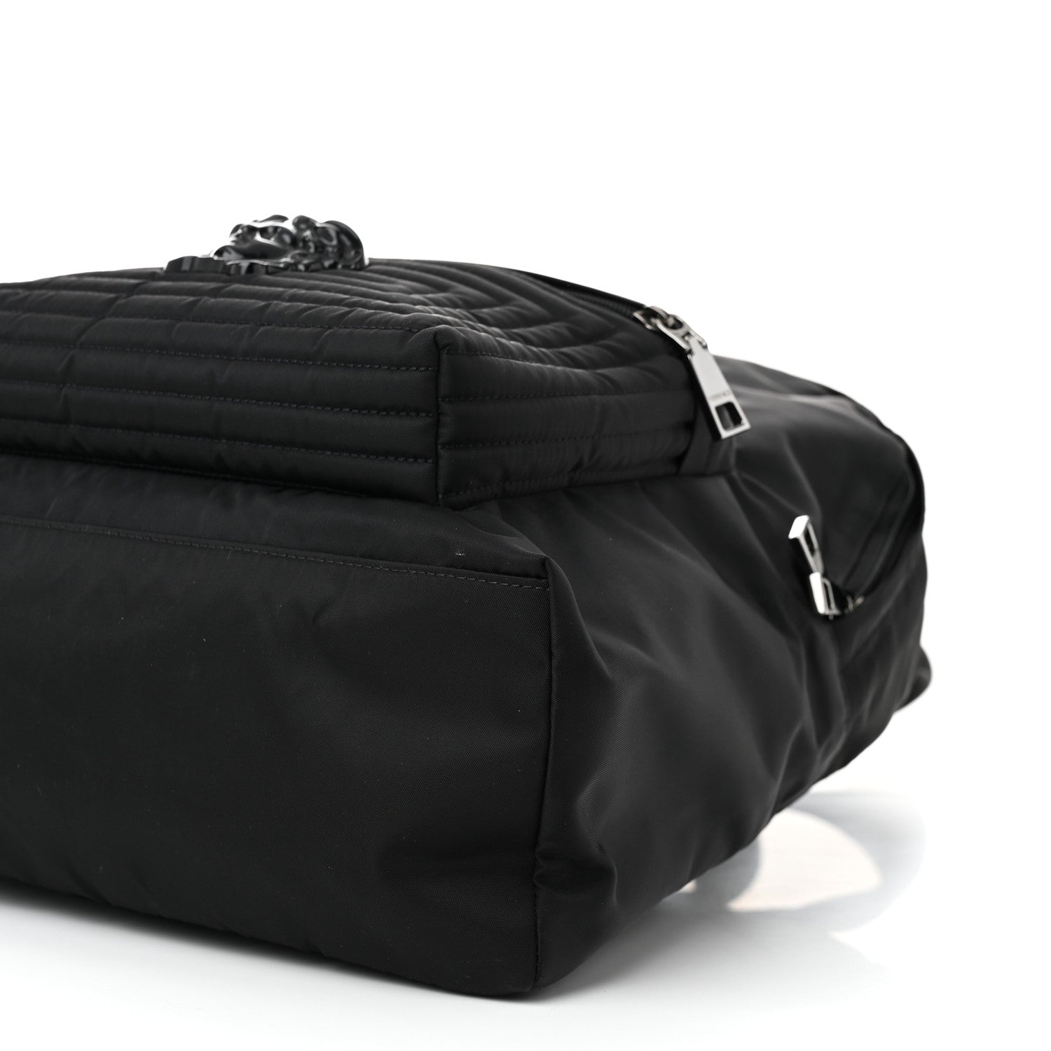 Versace Nylon Palazzo Medusa Backpack Black 9 of 9