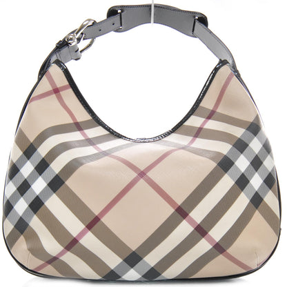 Burberry Nova Check Medium Barton Hobo 1 of 10