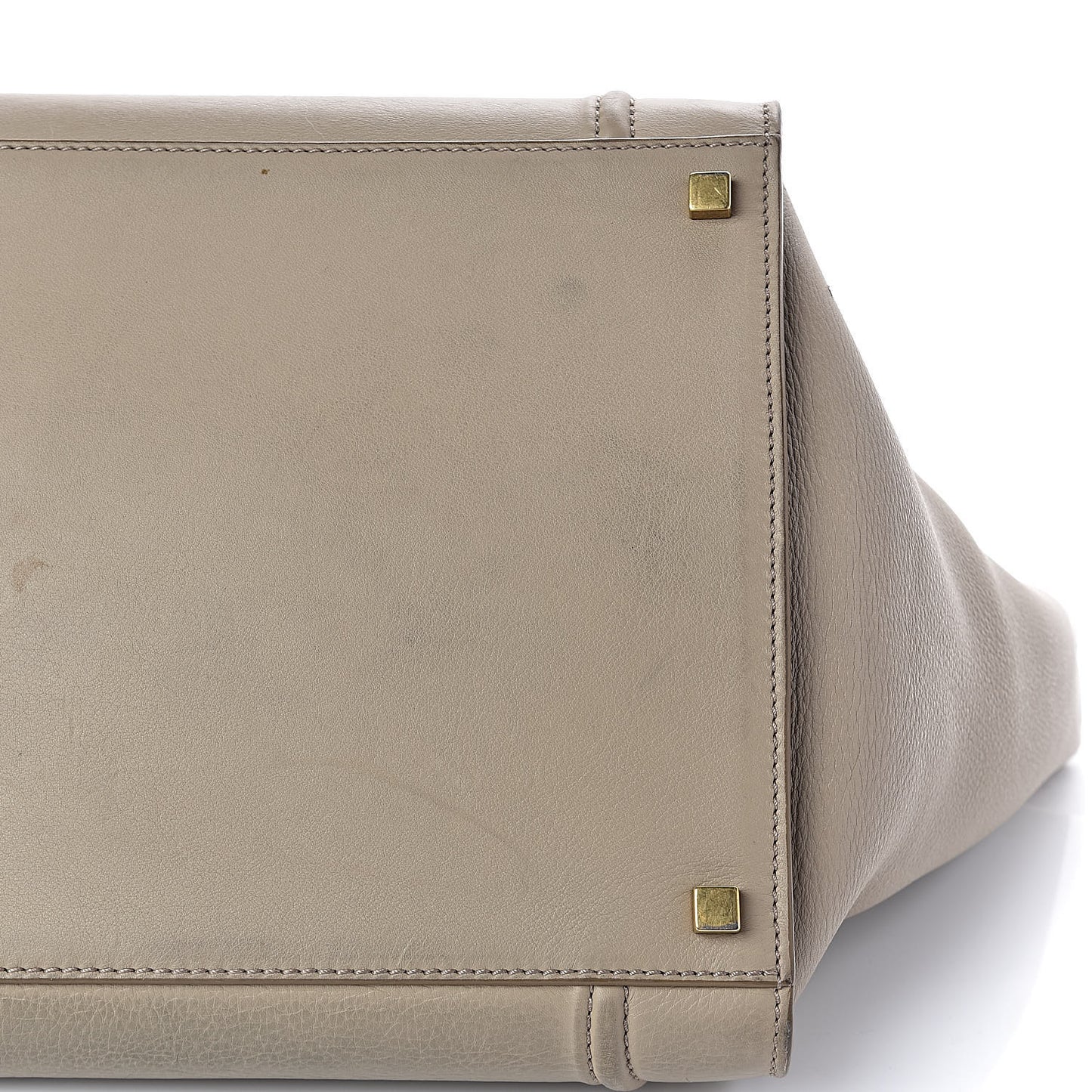 Supple Calfskin Medium Phantom Luggage Beige