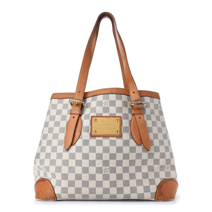 Louis Vuitton Damier Azur Hampstead MM 1 of 12