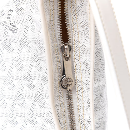 Goyard Goyardine Fidji Zip Hobo White 10 of 11