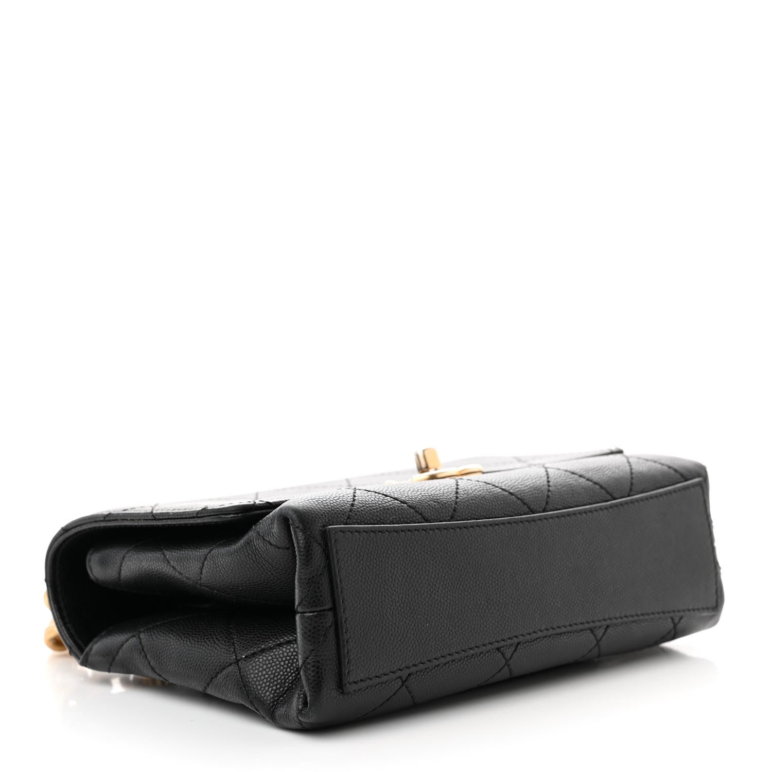 Chanel Caviar Quilted Mini Bracelet On Chain Flap Black 4 of 12