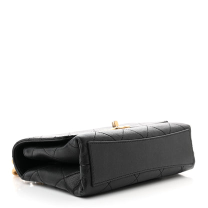 Chanel Caviar Quilted Mini Bracelet On Chain Flap Black 4 of 12