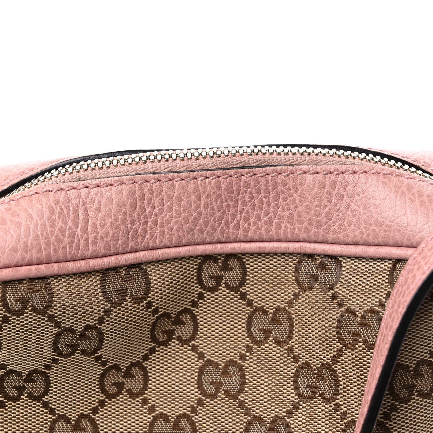 Monogram Mini Bree Messenger Bag Beige Soft Pink