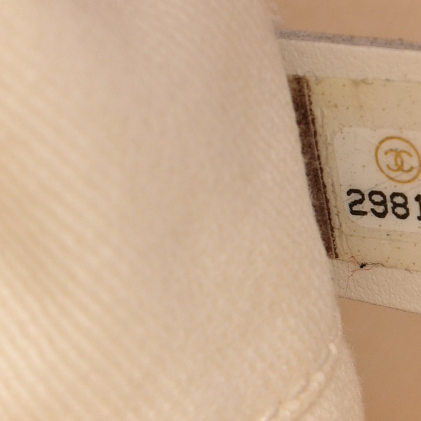 Canvas Pearl Medium Deauville Tote Ecru Beige