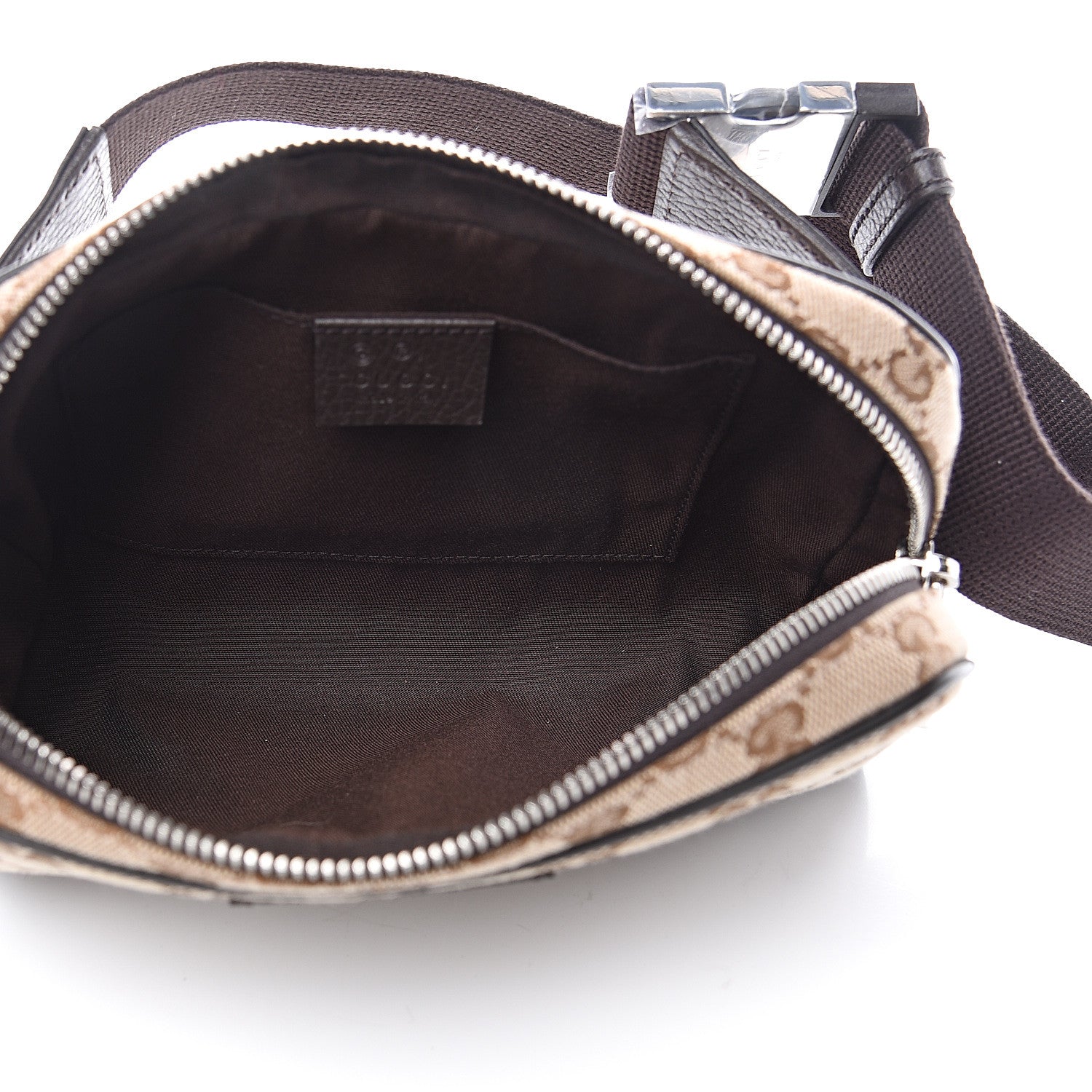Gucci Monogram Belt Bag Dark Brown 4 of 9