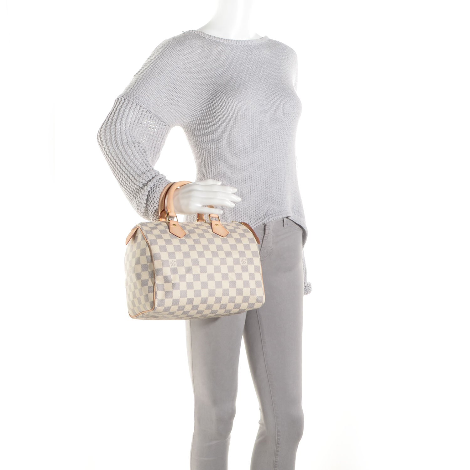 Louis Vuitton Damier Azur Speedy 25 2 of 9