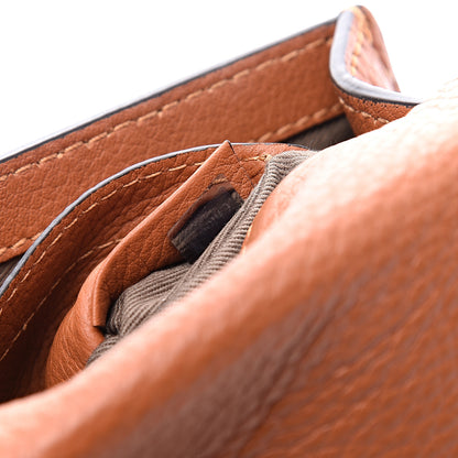 Chloe Calfskin Mini Marcie Round Crossbody Bag Tan 6 of 10