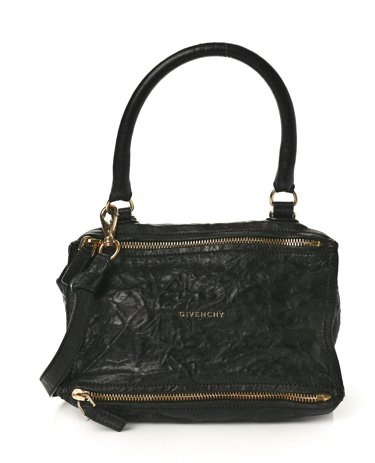 Givenchy Tumbled Sheepskin Small Pandora Black 1 of 9
