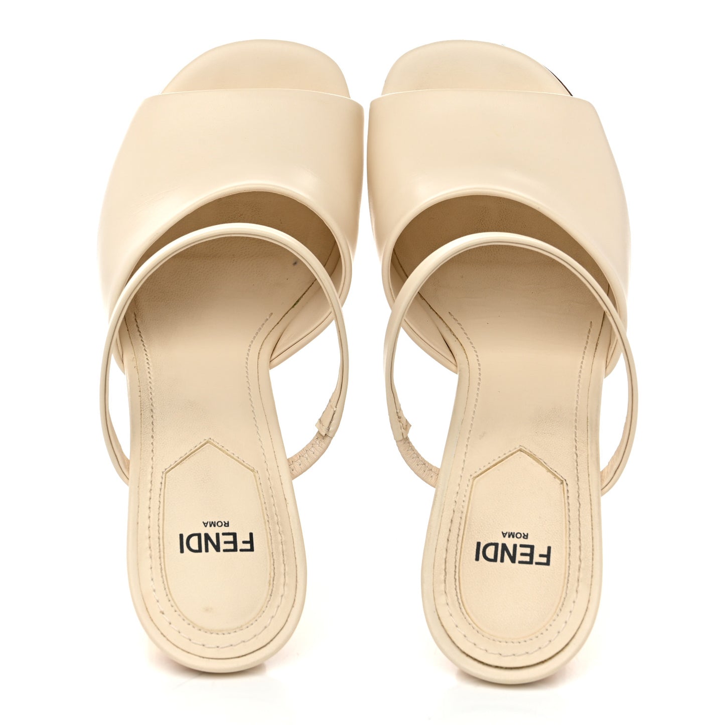 Vitello Fendi First 95mm Slide Sandals 36 Connecticut