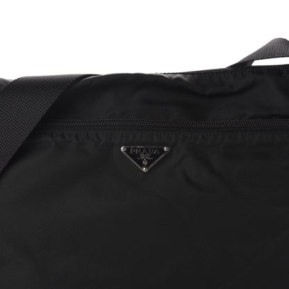 Prada Nylon Flat Messenger Bag Black 10 of 10
