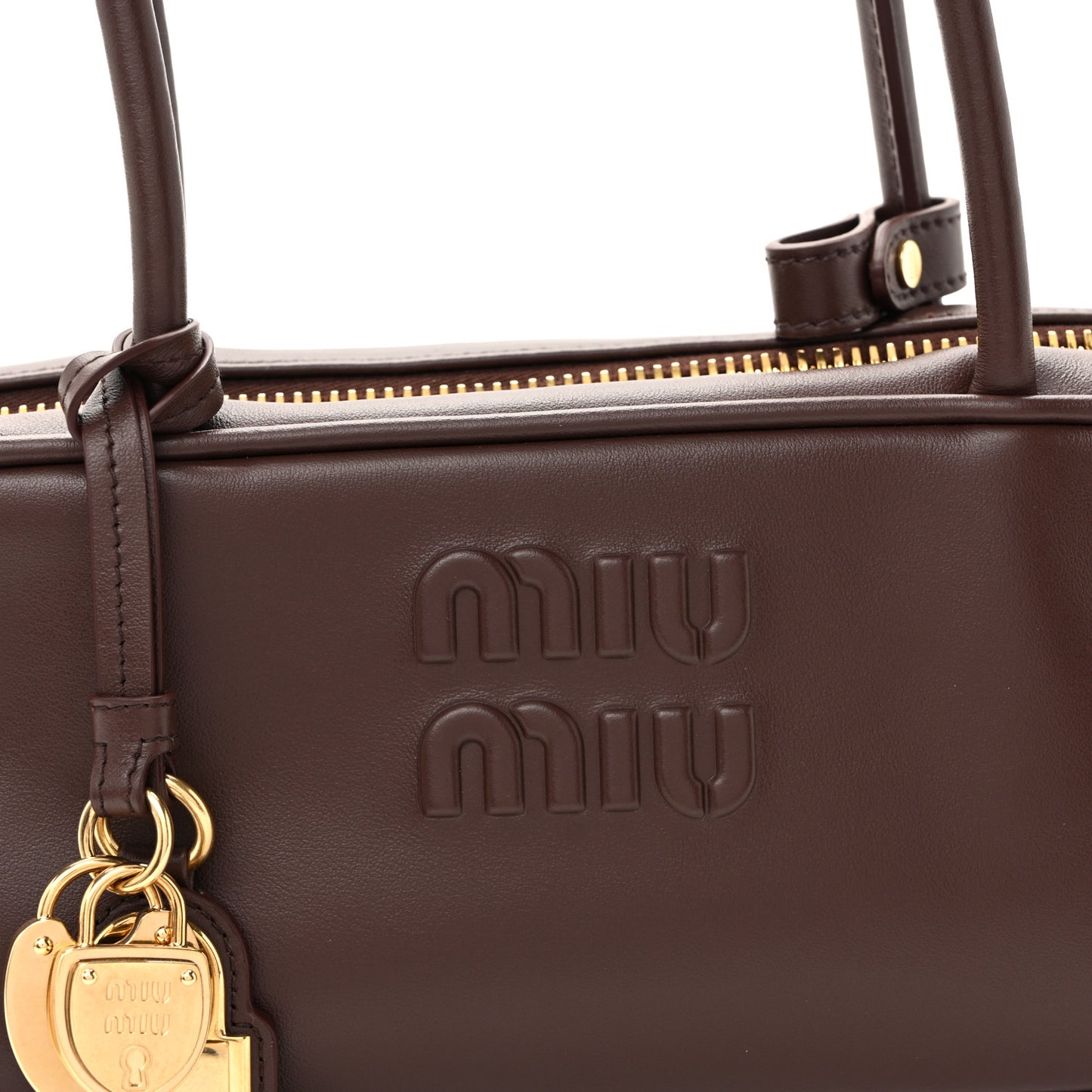 Nappa Small Beau Top Handle Bag Briarwood