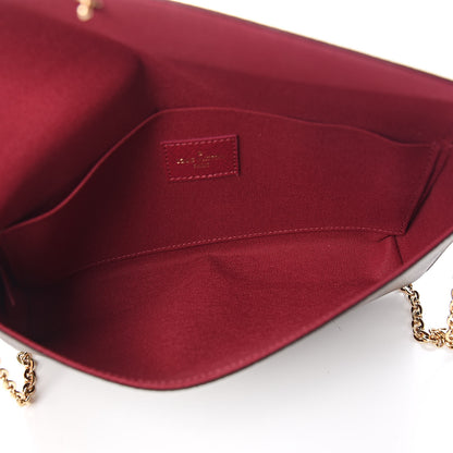 Louis Vuitton Monogram Pochette Felicie Chain Wallet Fuchsia 5 of 11