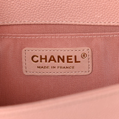 Chanel Caviar Quilted Medium Boy Flap Pink 5 of 8