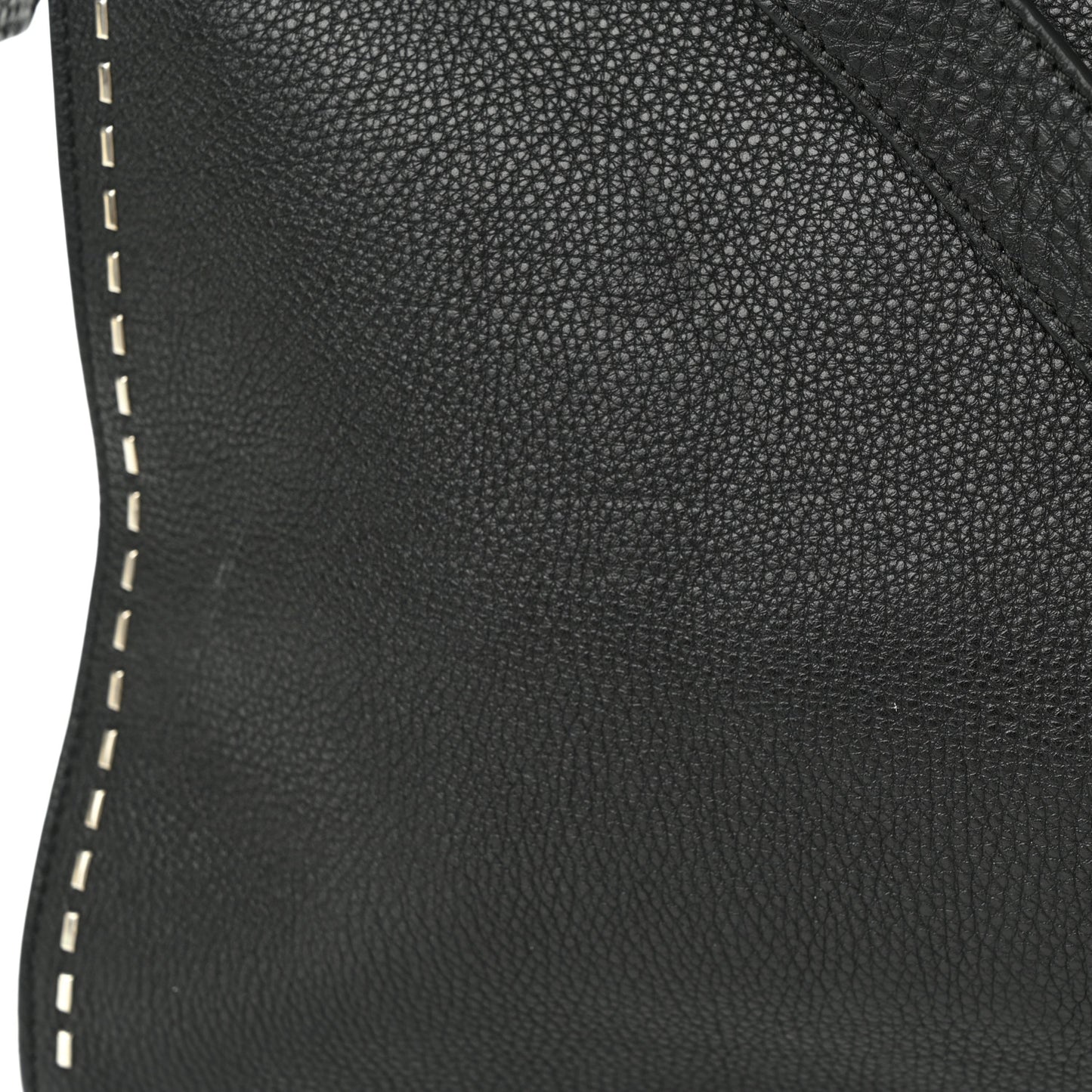Cuoio Romano Selleria Studded Large Peekaboo Iconic Fit Satchel Black