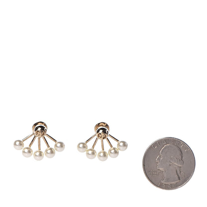 Christian Dior Pearl La Peite Tribale Earrings 2 of 5