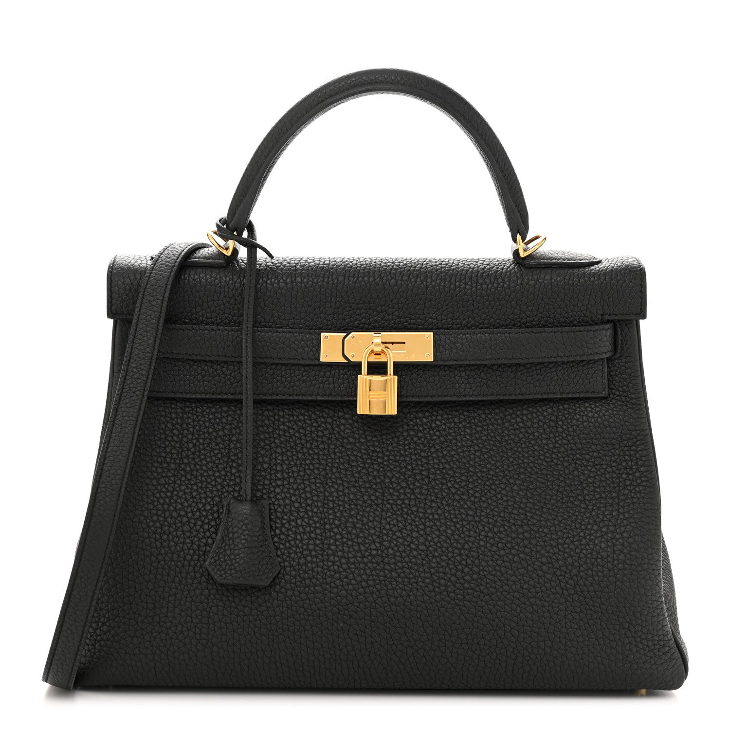 Hermes Togo Kelly Retourne 32 Black 1 of 12