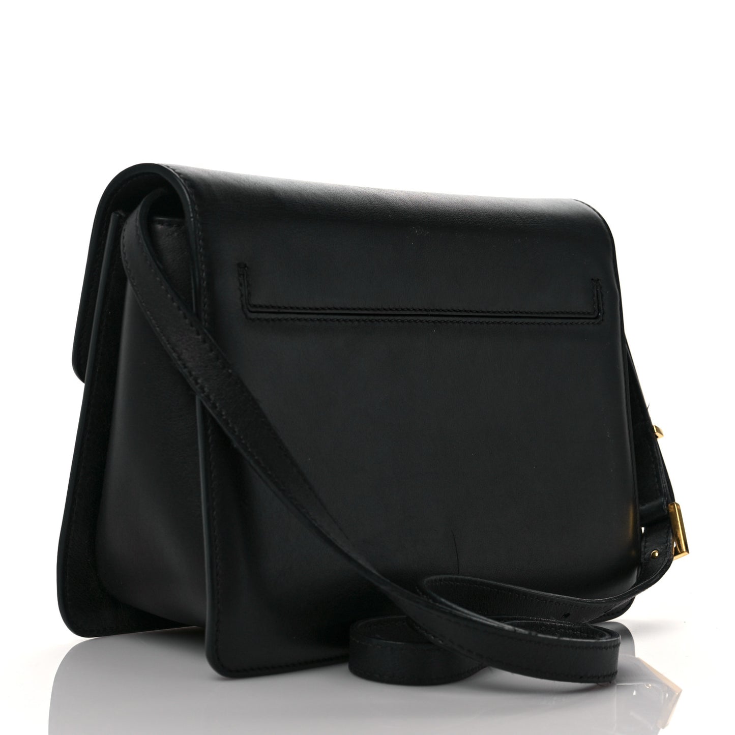Calfskin Medium Sienna Crossbody Bag Black