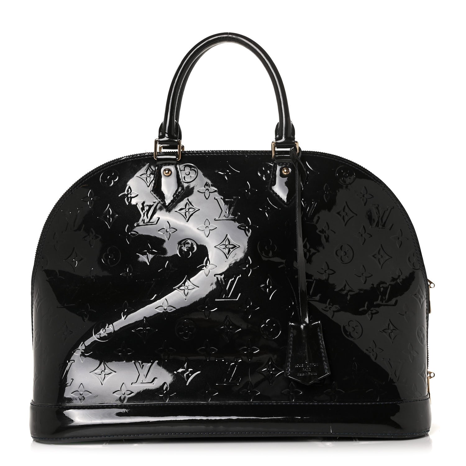Louis Vuitton Vernis Alma GM Black 1 of 12