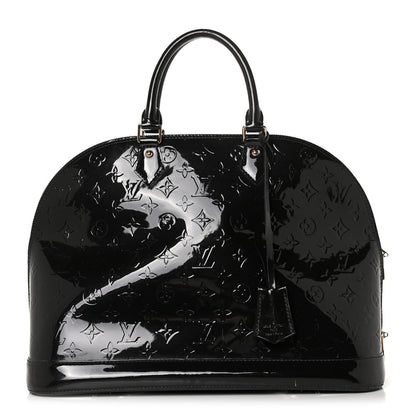 Louis Vuitton Vernis Alma GM Black 1 of 12
