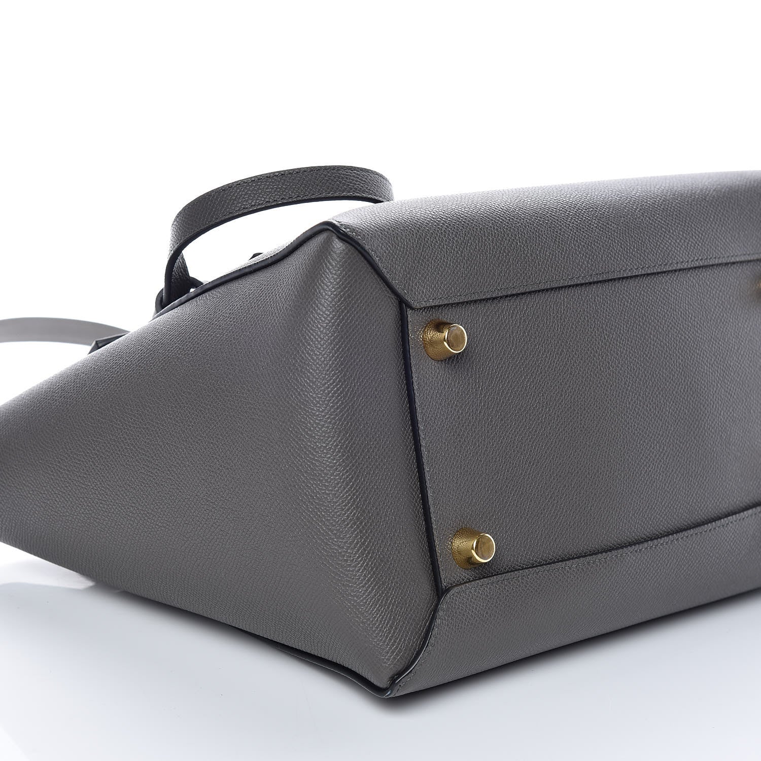 Celine Grained Calfskin Mini Belt Bag Grey 9 of 10