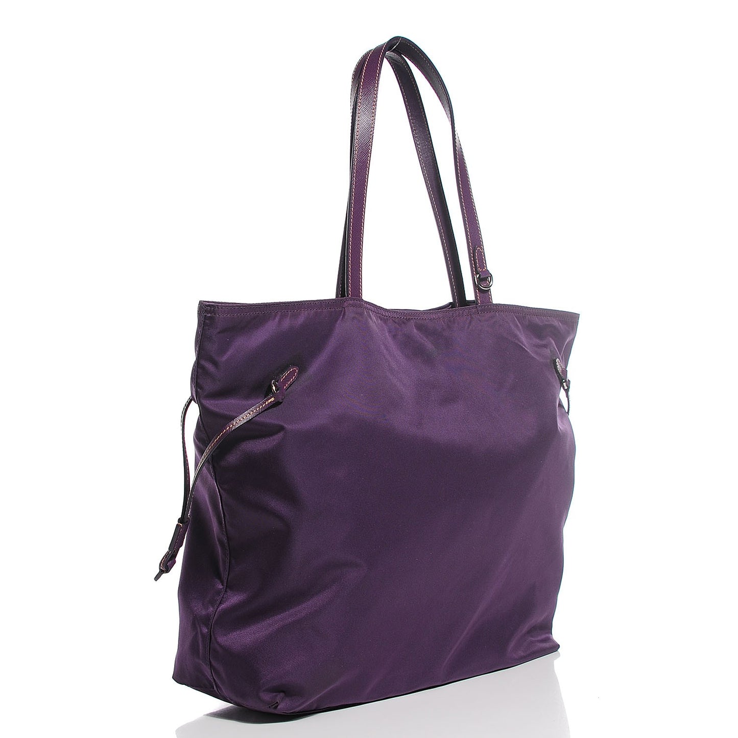 Nylon Fiocco Bow Tote Viola