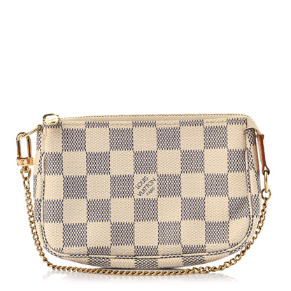 Louis Vuitton Damier Azur Mini Pochette Accessories 1 of 7