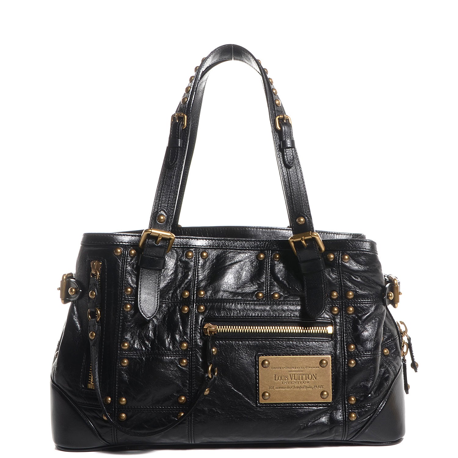 Louis Vuitton Lambskin Riveting Black 1 of 7