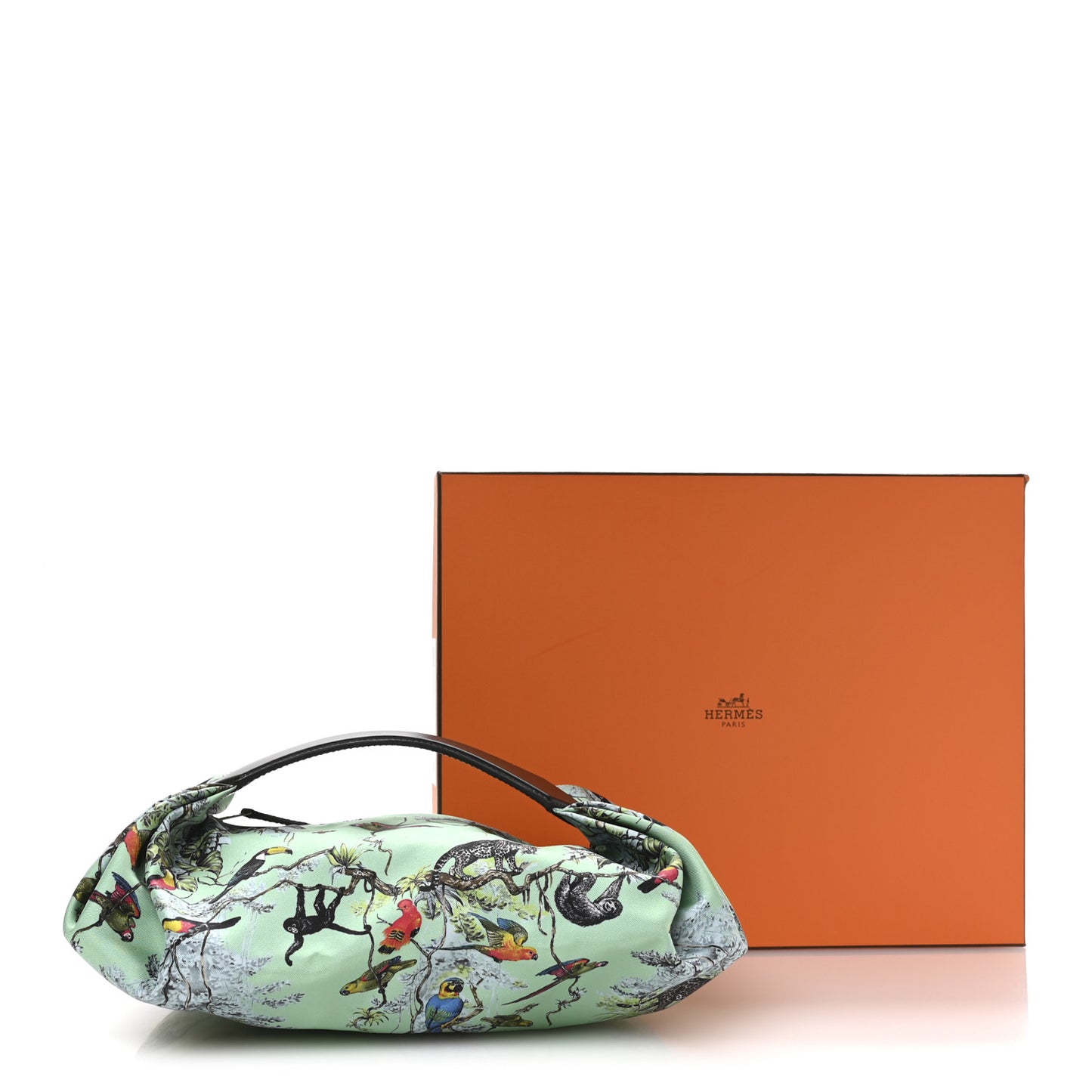 Silk Balusoie Bag Menthe Black