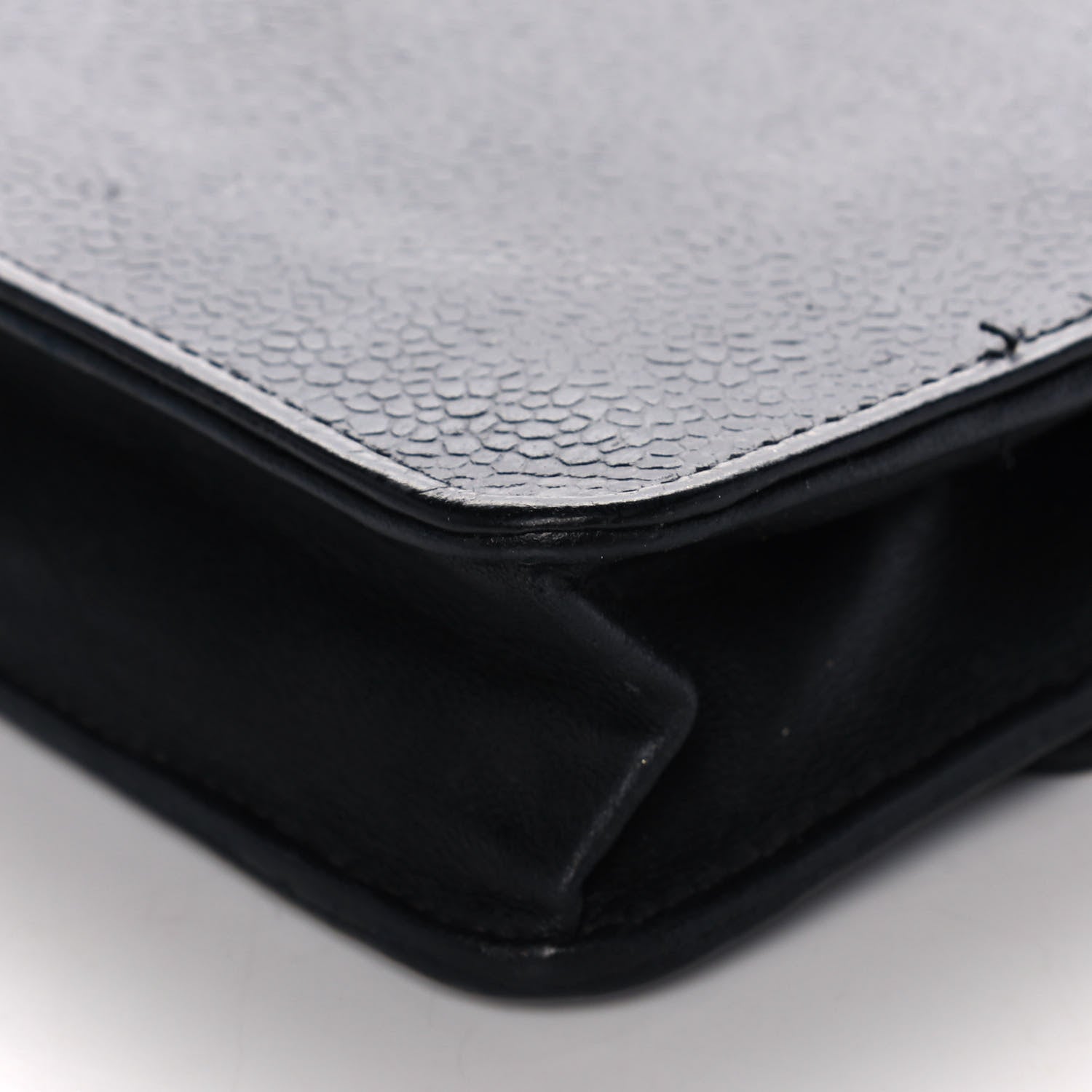 Chanel Caviar Timeless CC Wallet On Chain WOC Black 10 of 18