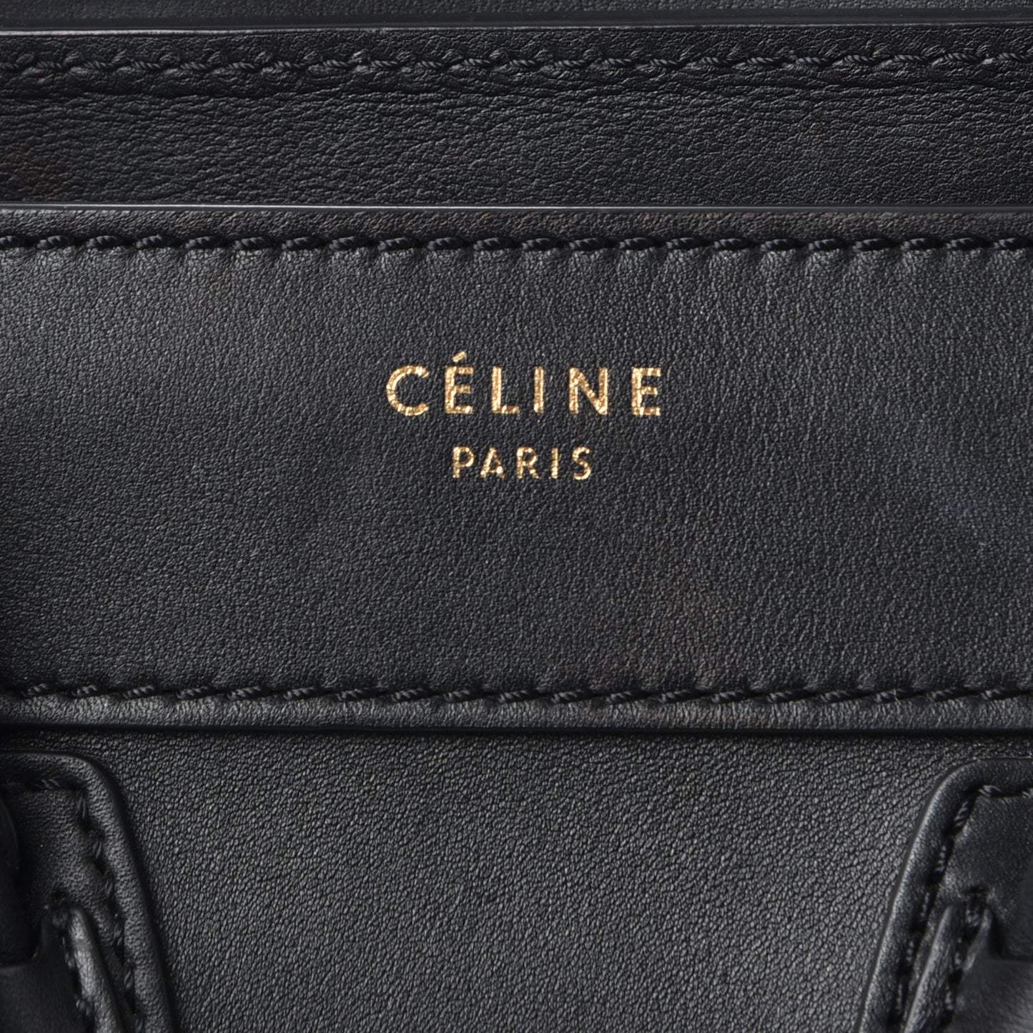 Smooth Calfskin Micro Luggage Black