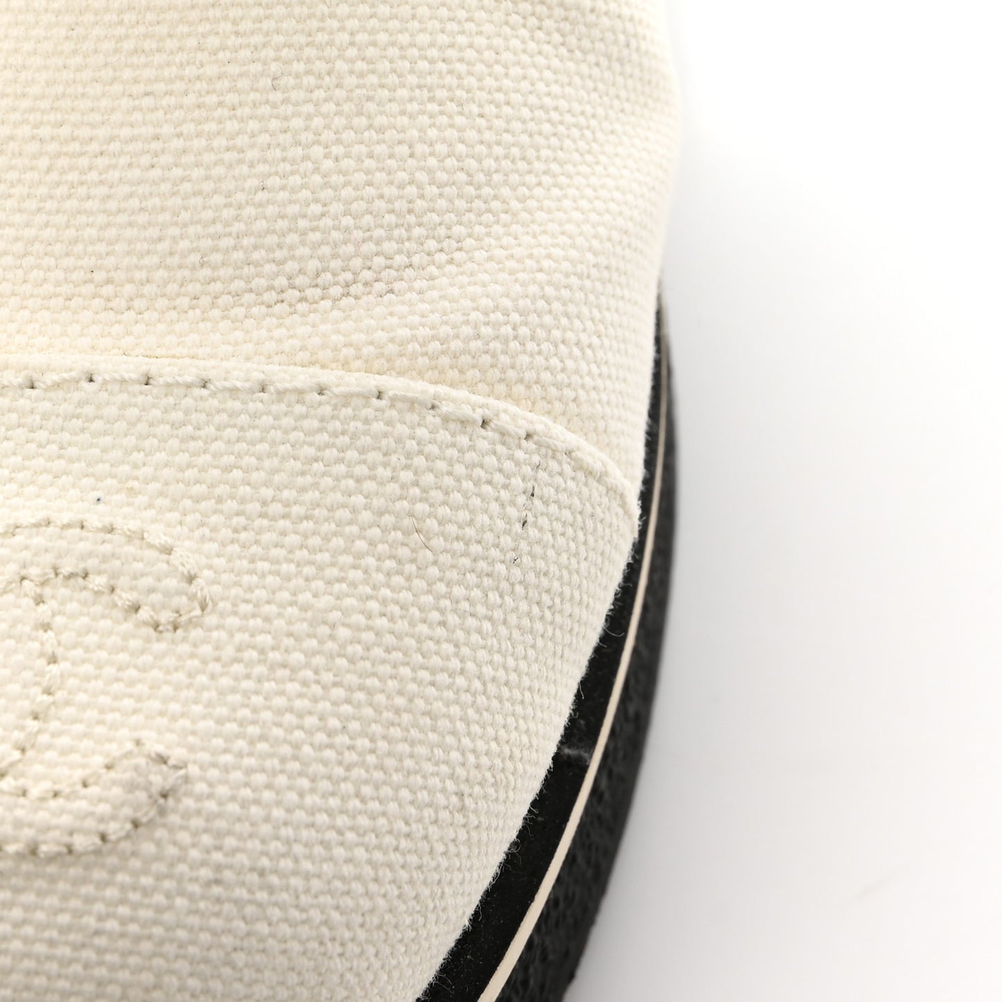 Fabric Lace Up Combat Boots 38.5 White