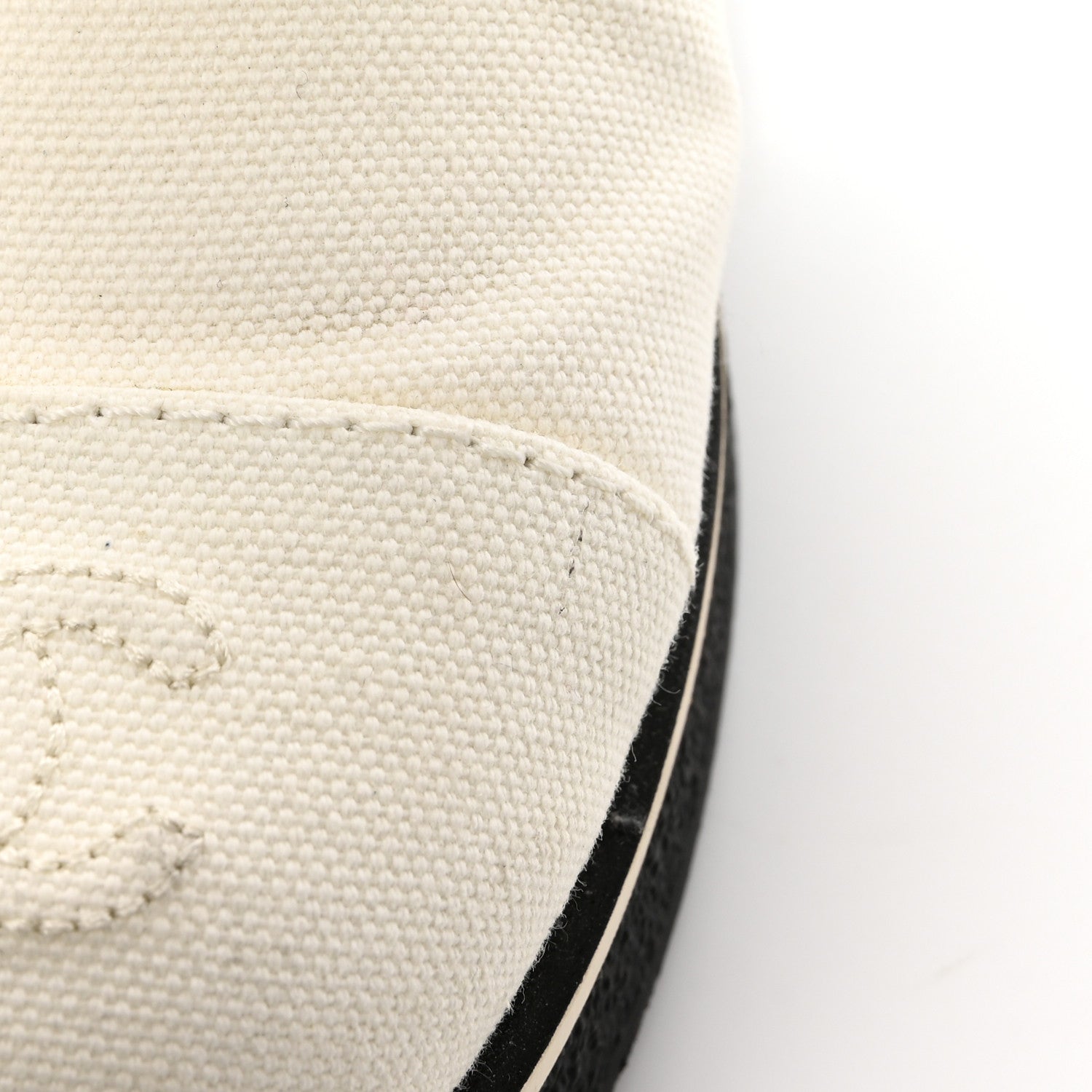 Chanel Fabric Lace Up Combat Boots 38.5 White 11 of 17