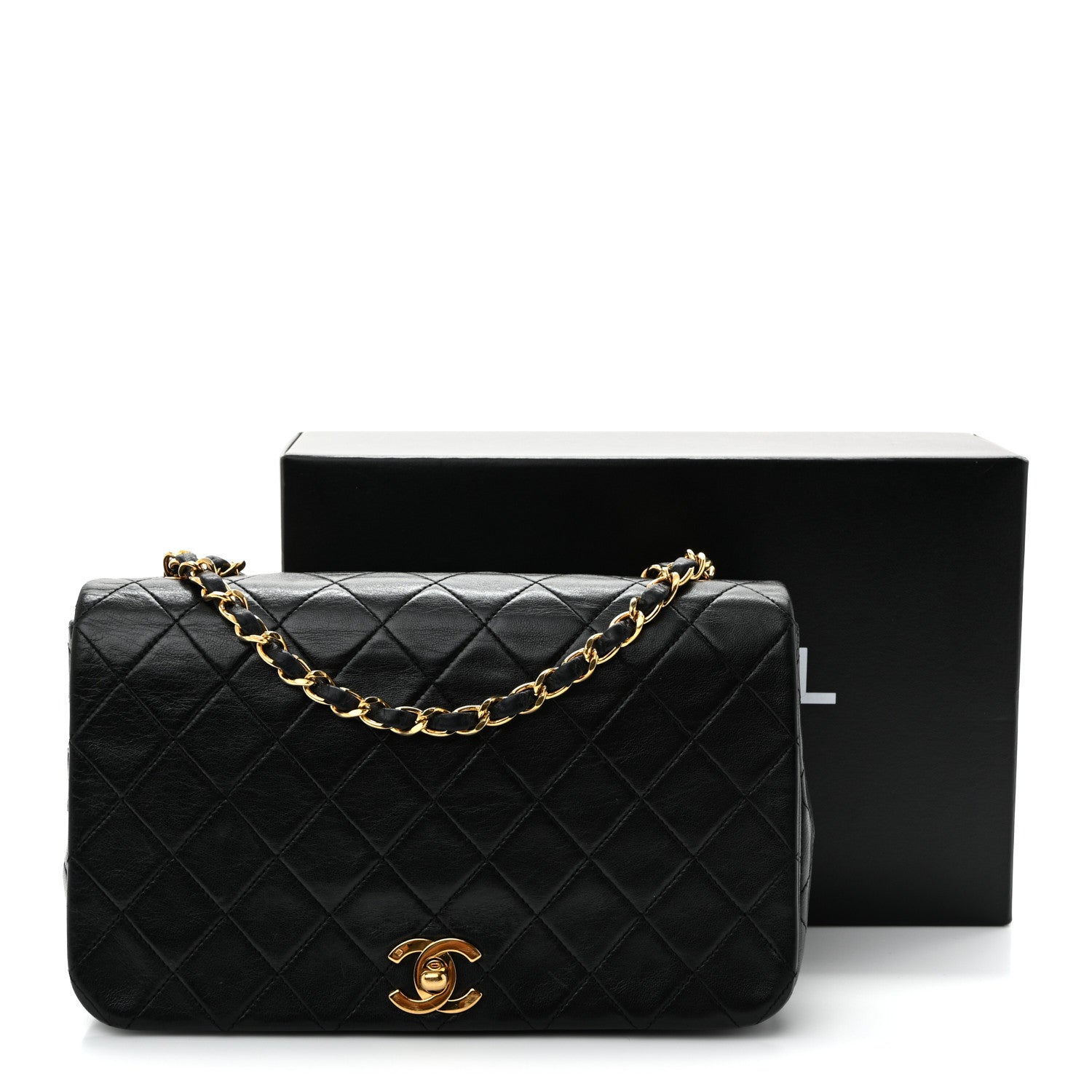 Chanel Lambskin Quilted Small Single Flap Black 11 of 11
