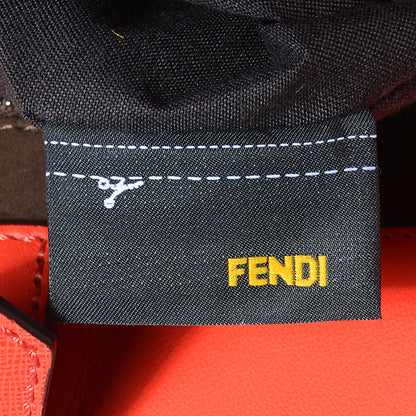 Fendi Vitello Elite Bi Color 3Jours Tote Argento Papavero 6 of 9